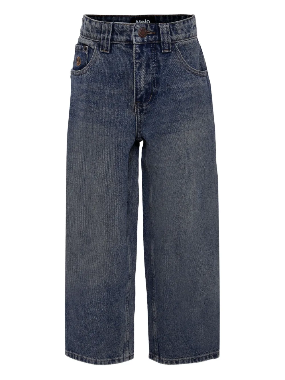 Molo Jeans met wijde pijpen Blauw
