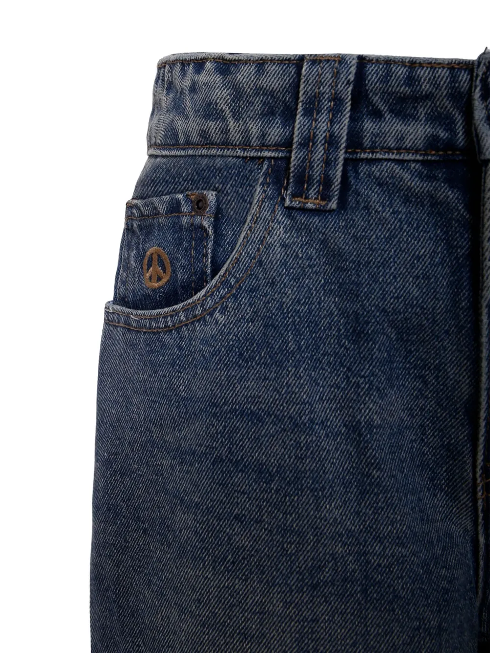 Molo Jeans met wijde pijpen Blauw