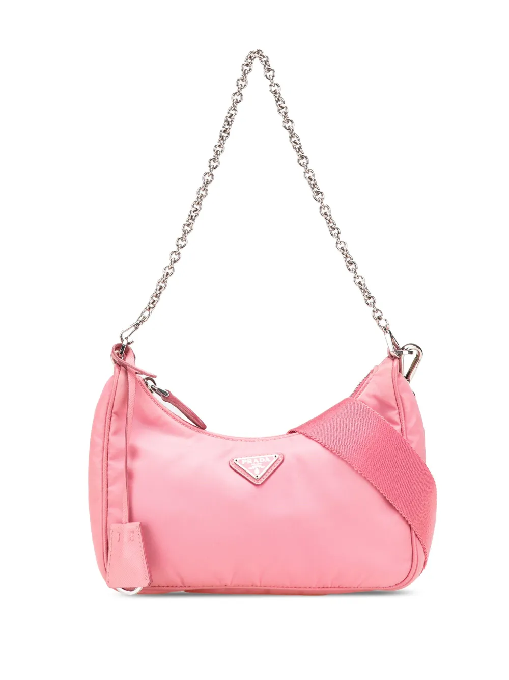 Prada Pre-Owned 2019-2024 Re Nylon Re Edition 2005 satchel | rose | Image 1