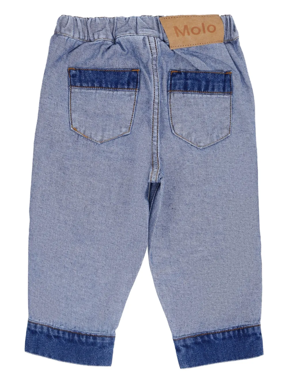 Molo Samara jeans met contrasterende afwerking Blauw