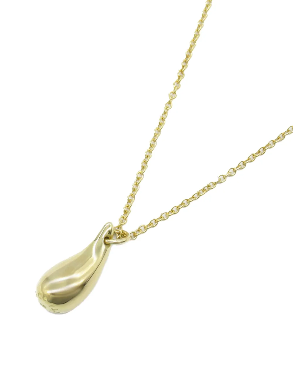 Tiffany & Co. Pre-Owned 2010-2025 18K Yellow Gold Elsa Peretti Teardrop Pendant necklace | Image 2