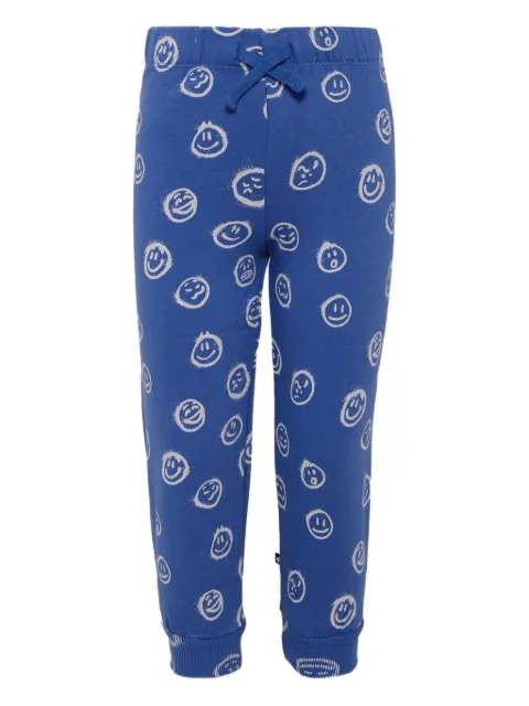 Molo Simeon smiley-face track pants
