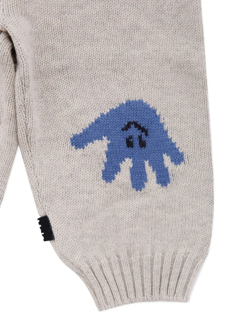 Molo Broek met hand-intarsia Beige
