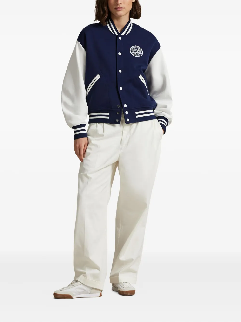 Polo Ralph Lauren x US Open bomberjack met logo-applicatie Blauw