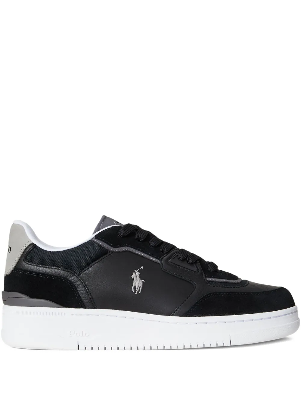 Polo Ralph Lauren Pony Ballerina sneakers met logo-reliëf Bruin