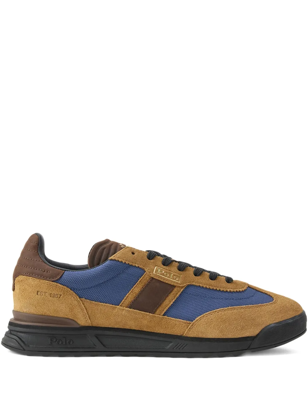 Polo Ralph Lauren panelled sneakers Brown