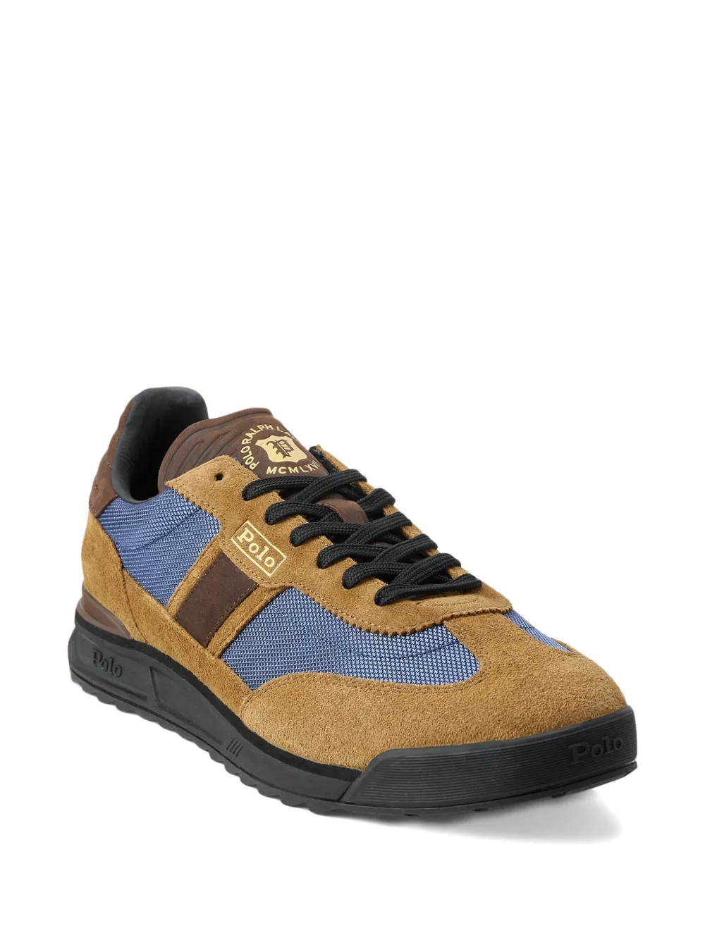Polo Ralph Lauren panelled sneakers Brown