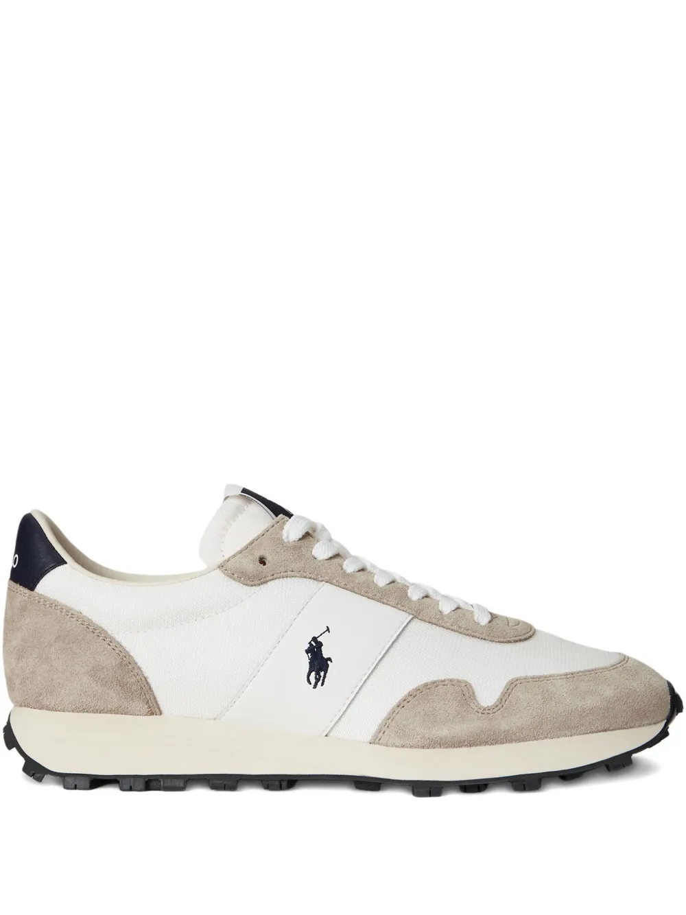Polo Ralph Lauren Pony Ballerina sneakers met logo-reliëf Bruin