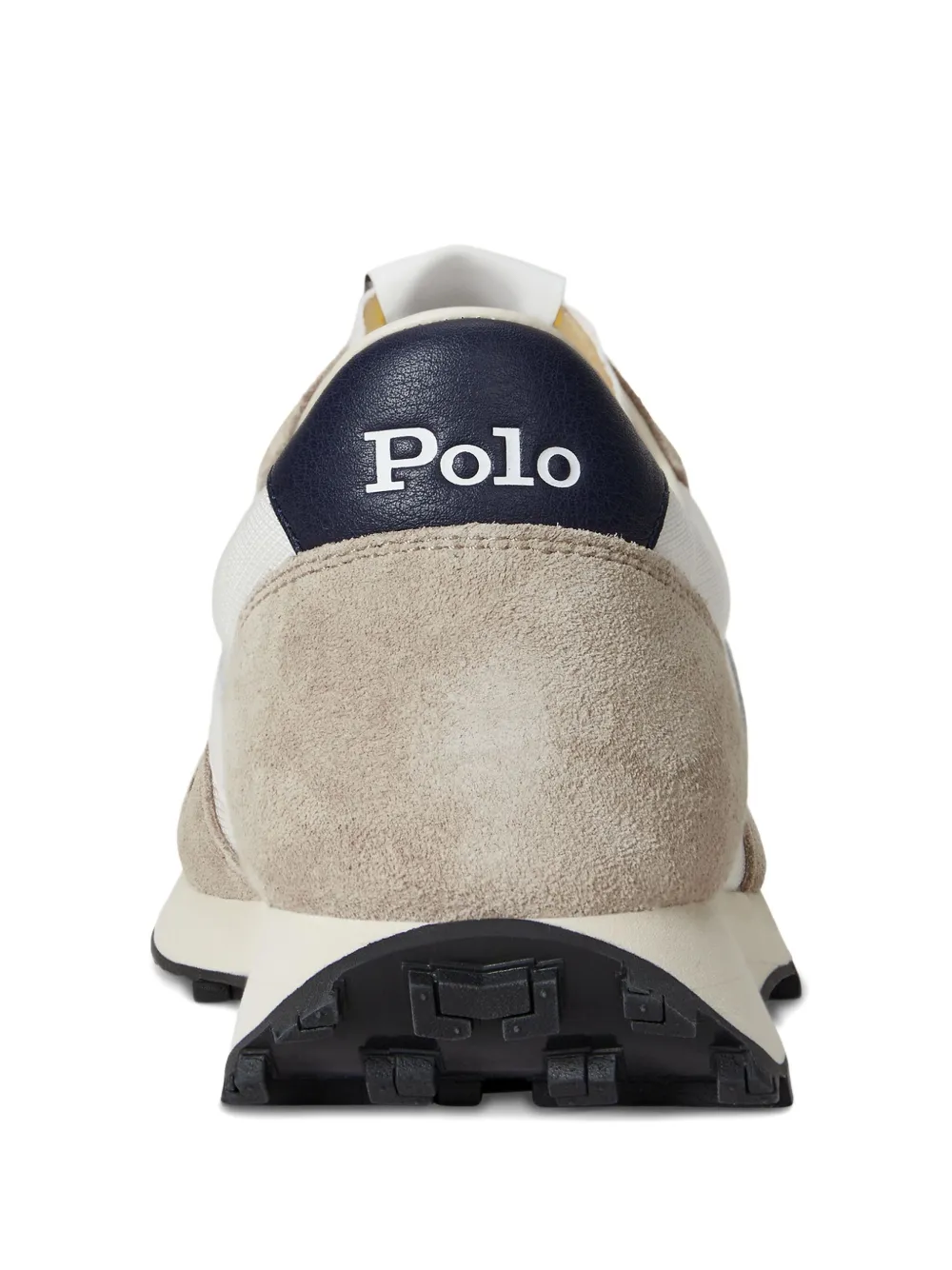 Polo Ralph Lauren PRL Trail 125 suede mesh sneakers White