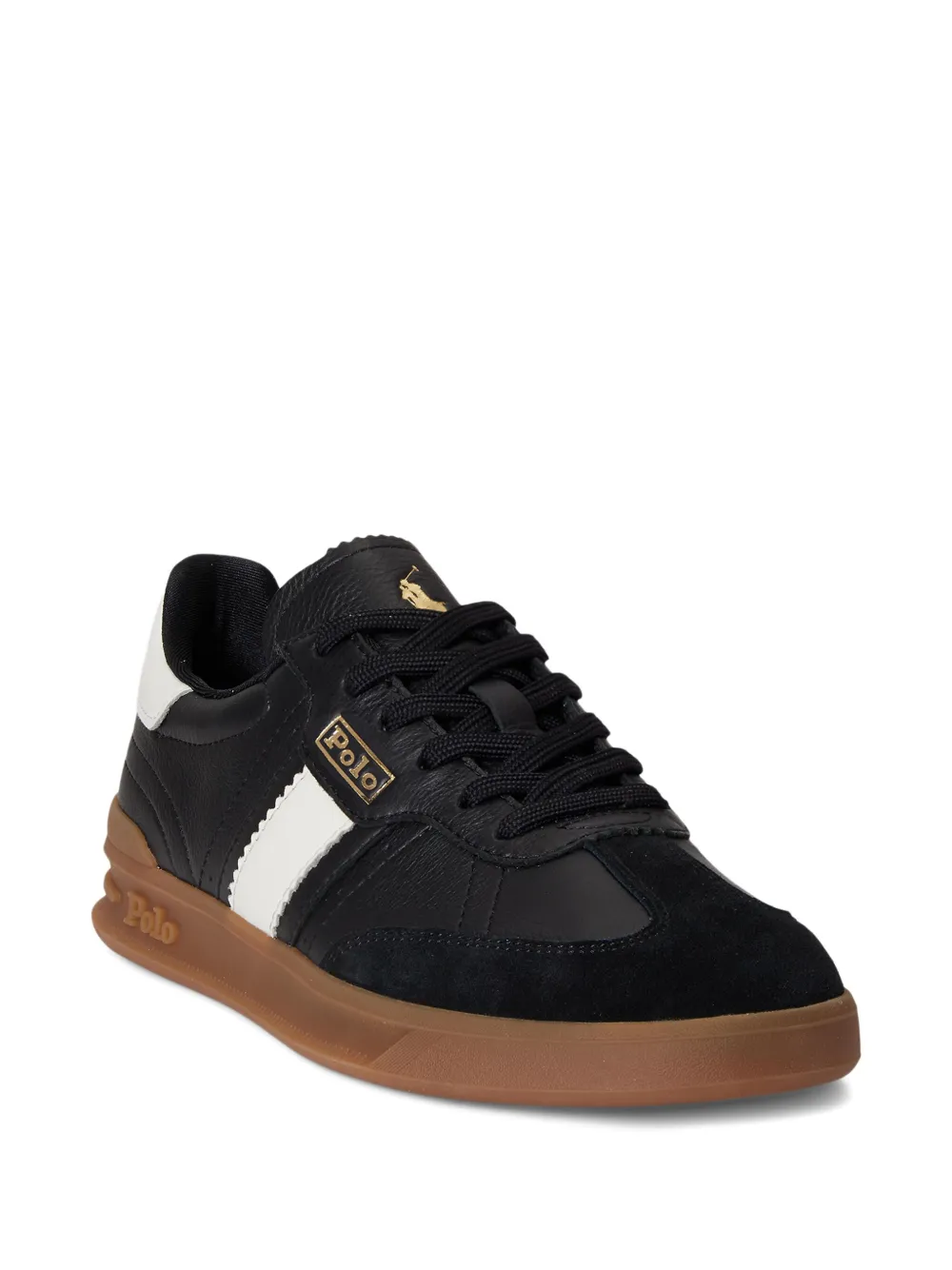 Polo Ralph Lauren Heritage Aera suede sneakers Black