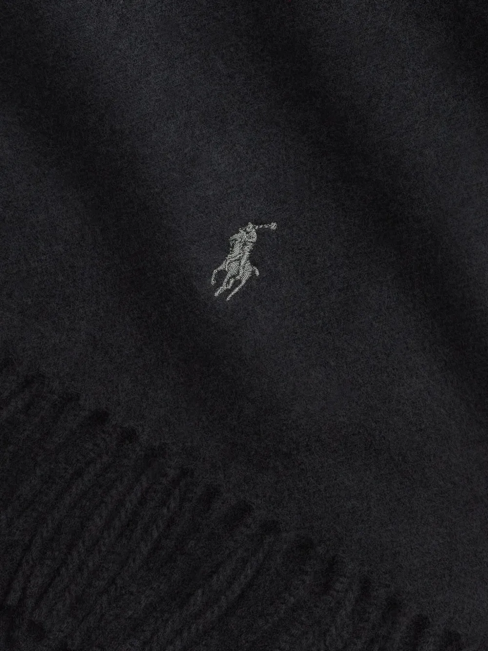 Polo Ralph Lauren Sjaal met franjes Zwart