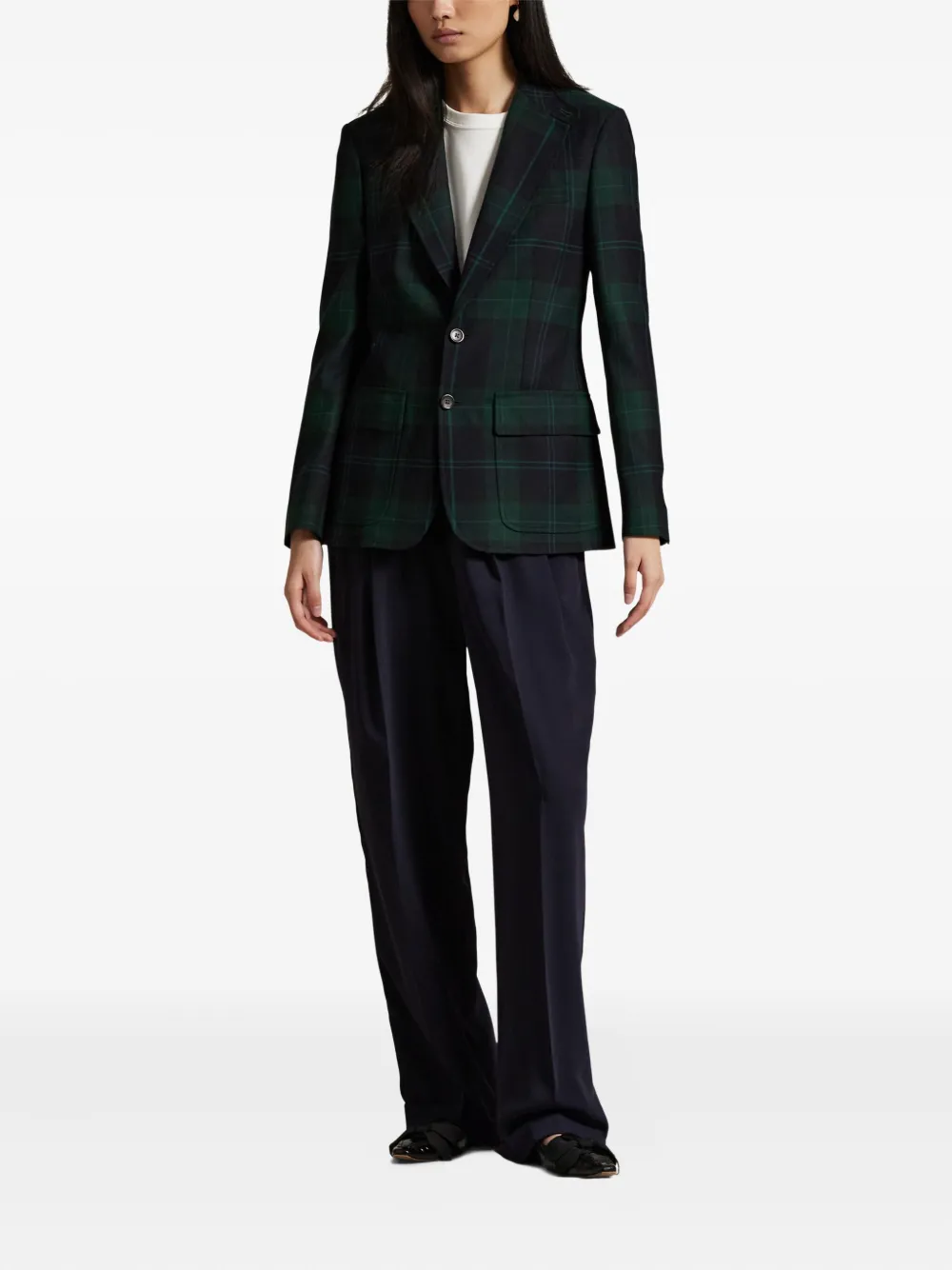 Polo Ralph Lauren check-pattern wool blazer | Blazers | Image 2