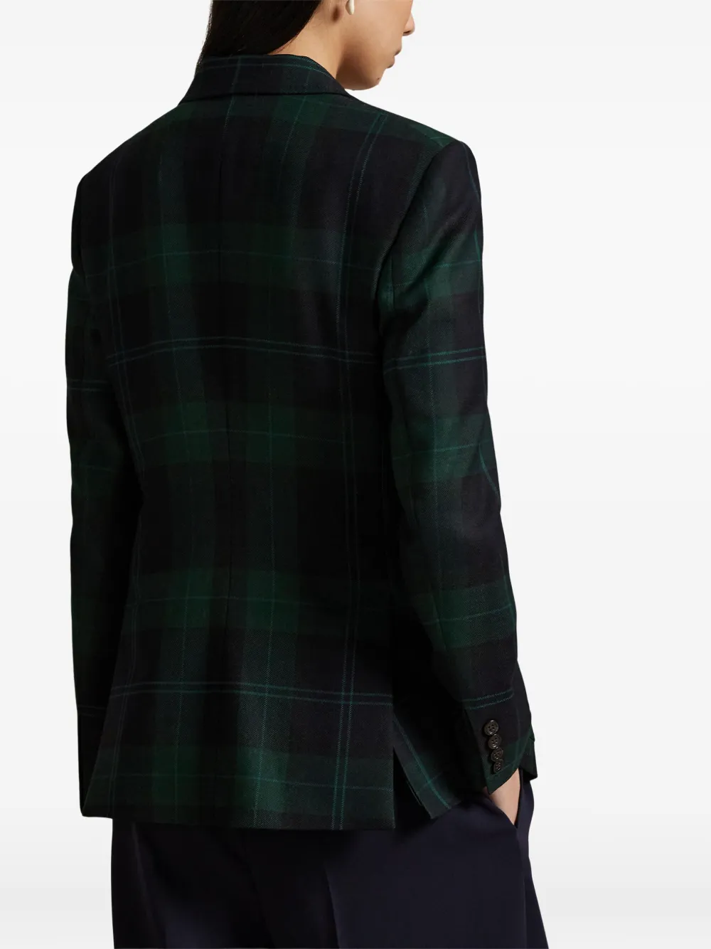 Polo Ralph Lauren Geruite blazer Blauw