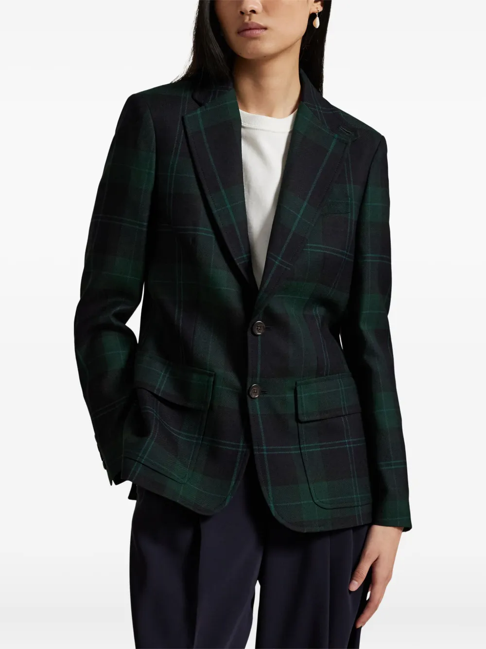 Polo Ralph Lauren Geruite blazer Blauw