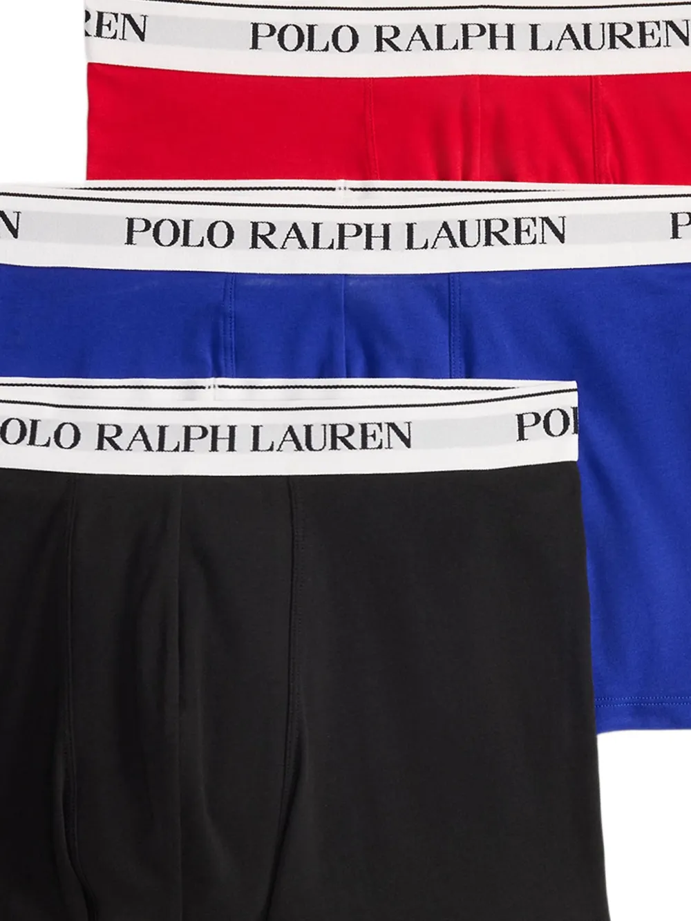 Polo Ralph Lauren Drie boxershorts met logo Rood
