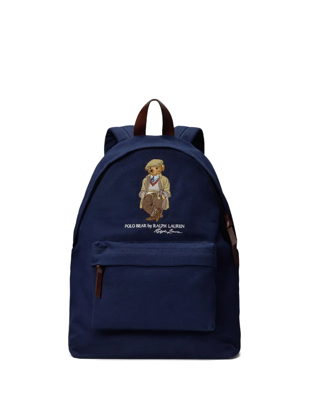 Polo Ralph Lauren Canvas rugzak met Polo Bear-borduurwerk Blauw