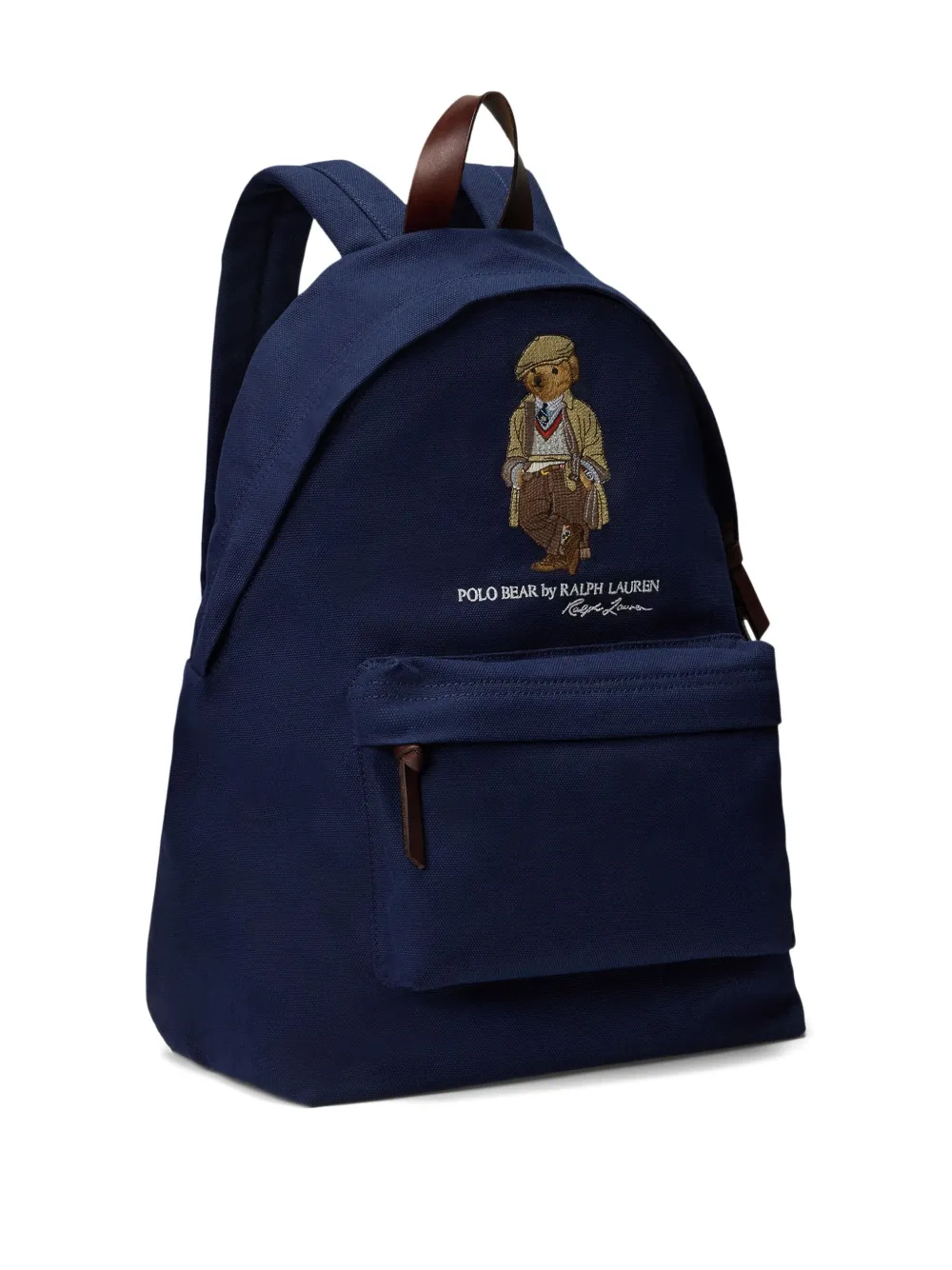 Polo Ralph Lauren Canvas rugzak met Polo Bear-borduurwerk Blauw