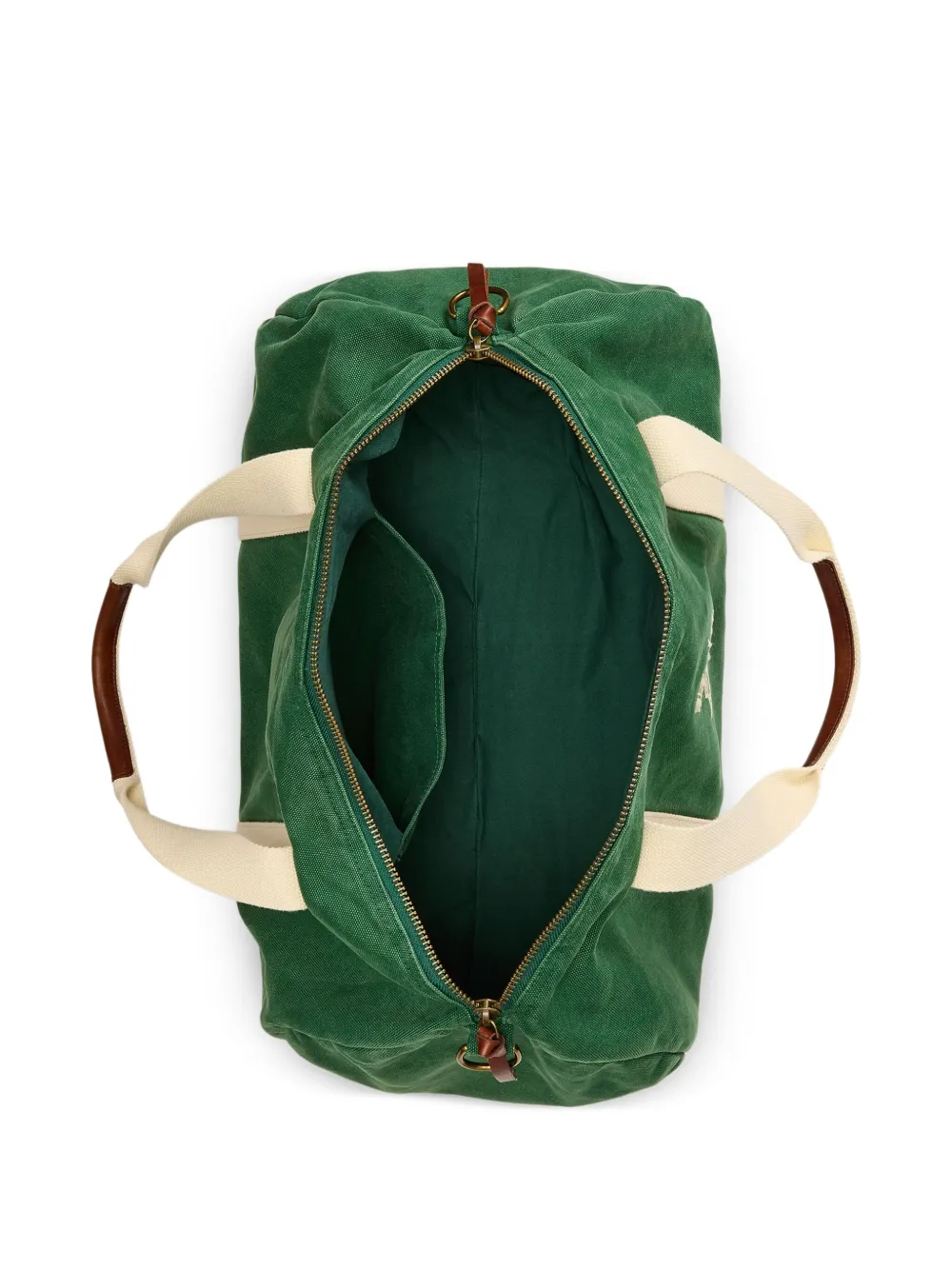 Polo Ralph Lauren Canvas duffeltas met borduurwerk Groen