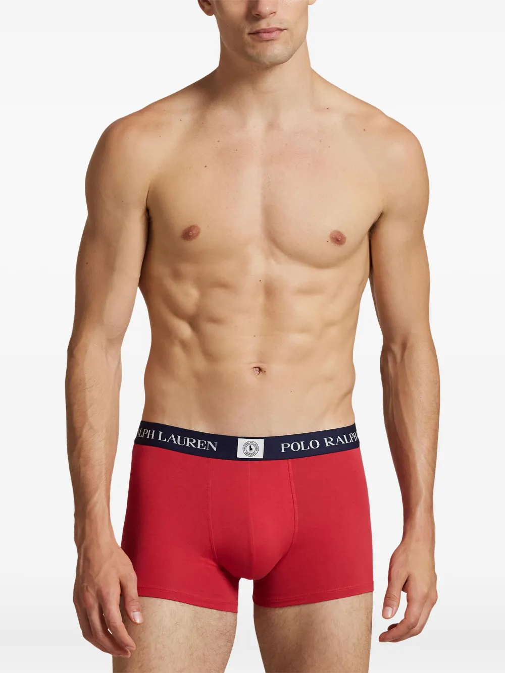 Polo Ralph Lauren Drie boxershorts met logoband Rood