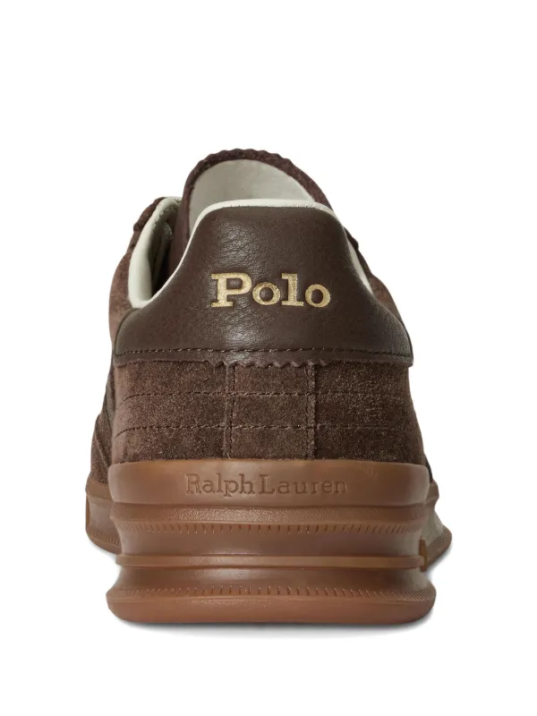 Polo Ralph Lauren Heritage Aera Suede Sneakers | Brown | FARFETCH