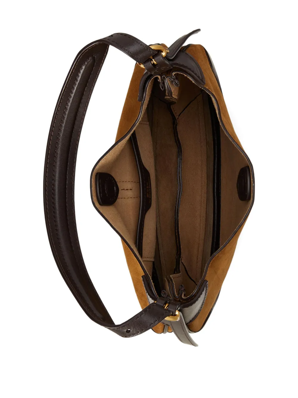 Polo Ralph Lauren Polo ID kleine schoudertas Bruin