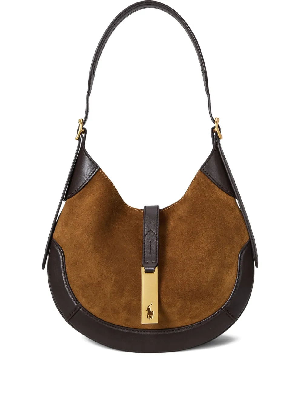 Polo Ralph Lauren small Polo ID shoulder bag Bruin