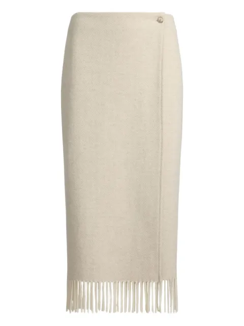 Polo Ralph Lauren herringbone fringe skirt