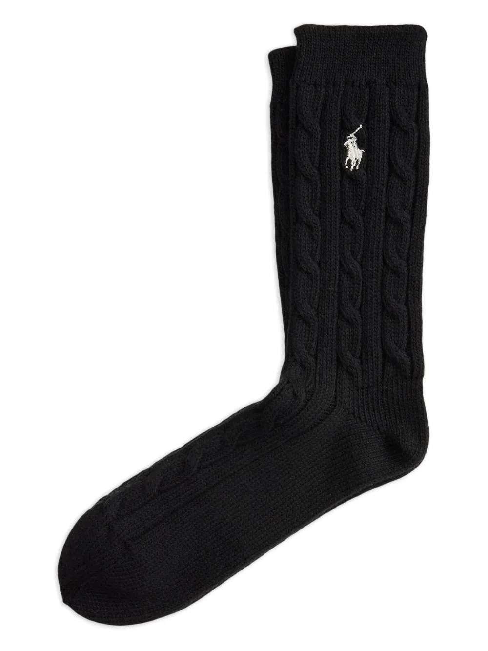Polo Ralph Lauren Kabelgebreide sokken Zwart
