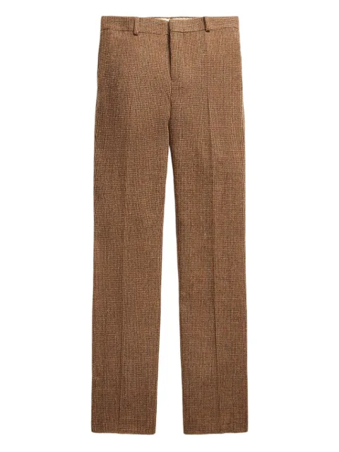 POLO RALPH LAUREN KIDS houndstooth tailored trousers