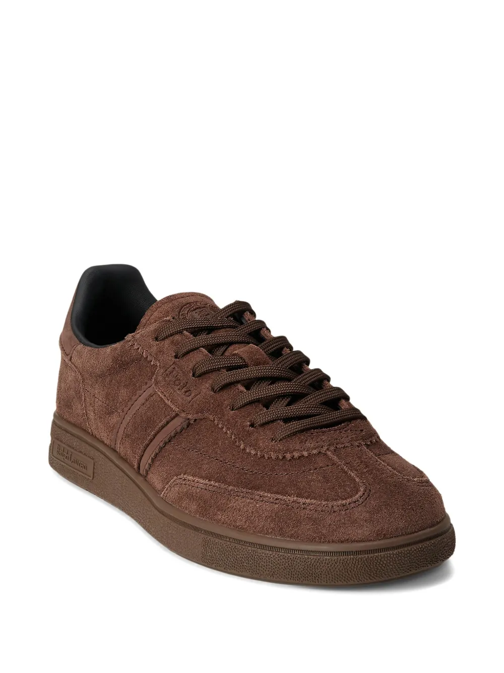 Polo Ralph Lauren logo-detail suede sneakers | Low-Tops | Image 2