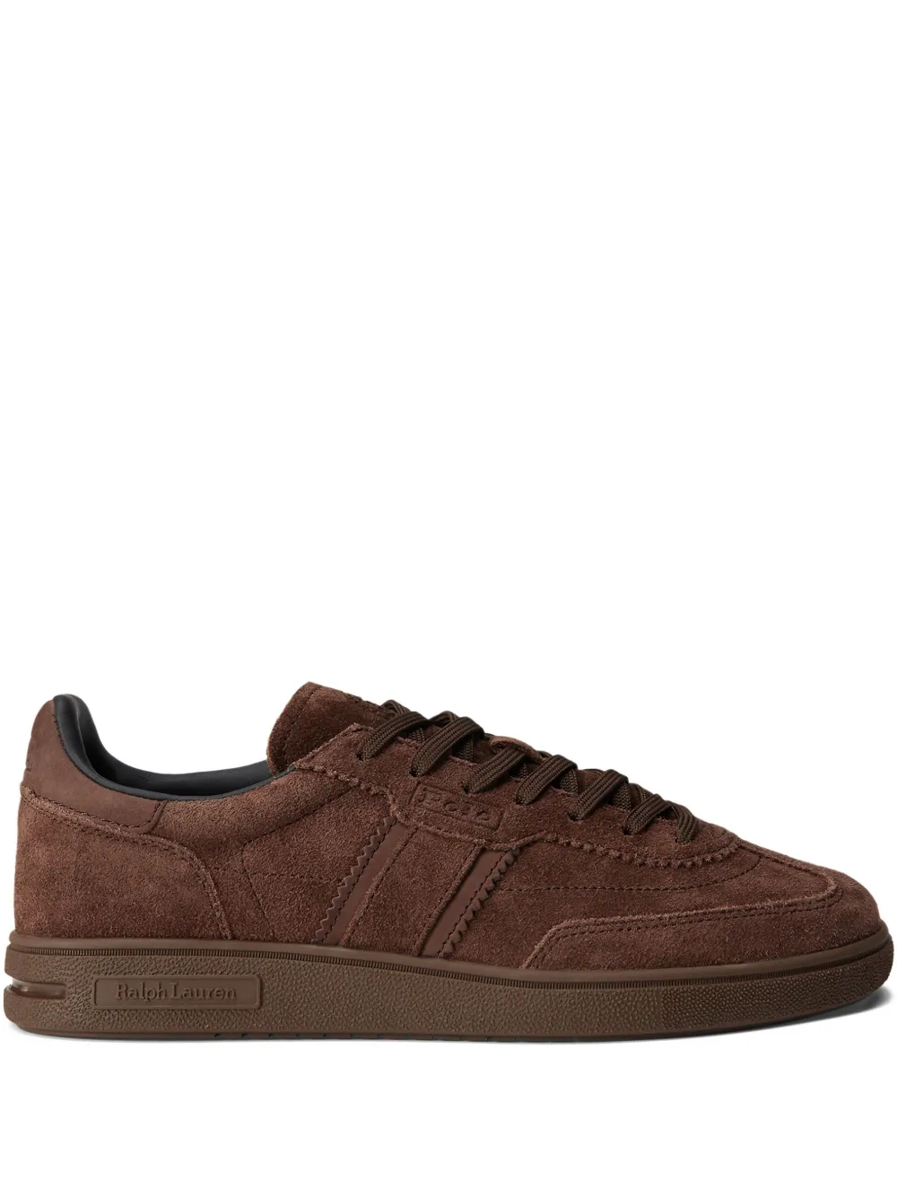 Polo Ralph Lauren logo-detail suede sneakers - ブラウン Polo Ralph Lauren logo-detail suede sneakers - ブラウン