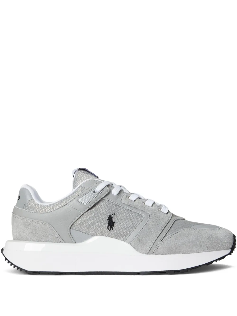 Polo Ralph Lauren Pony Ballerina debossed-logo lace-up sneakers Brown
