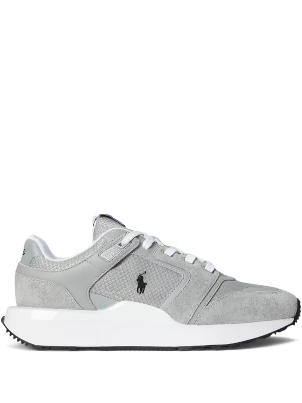 Polo Ralph Lauren Polo Pony Sneakers Grey FARFETCH NZ