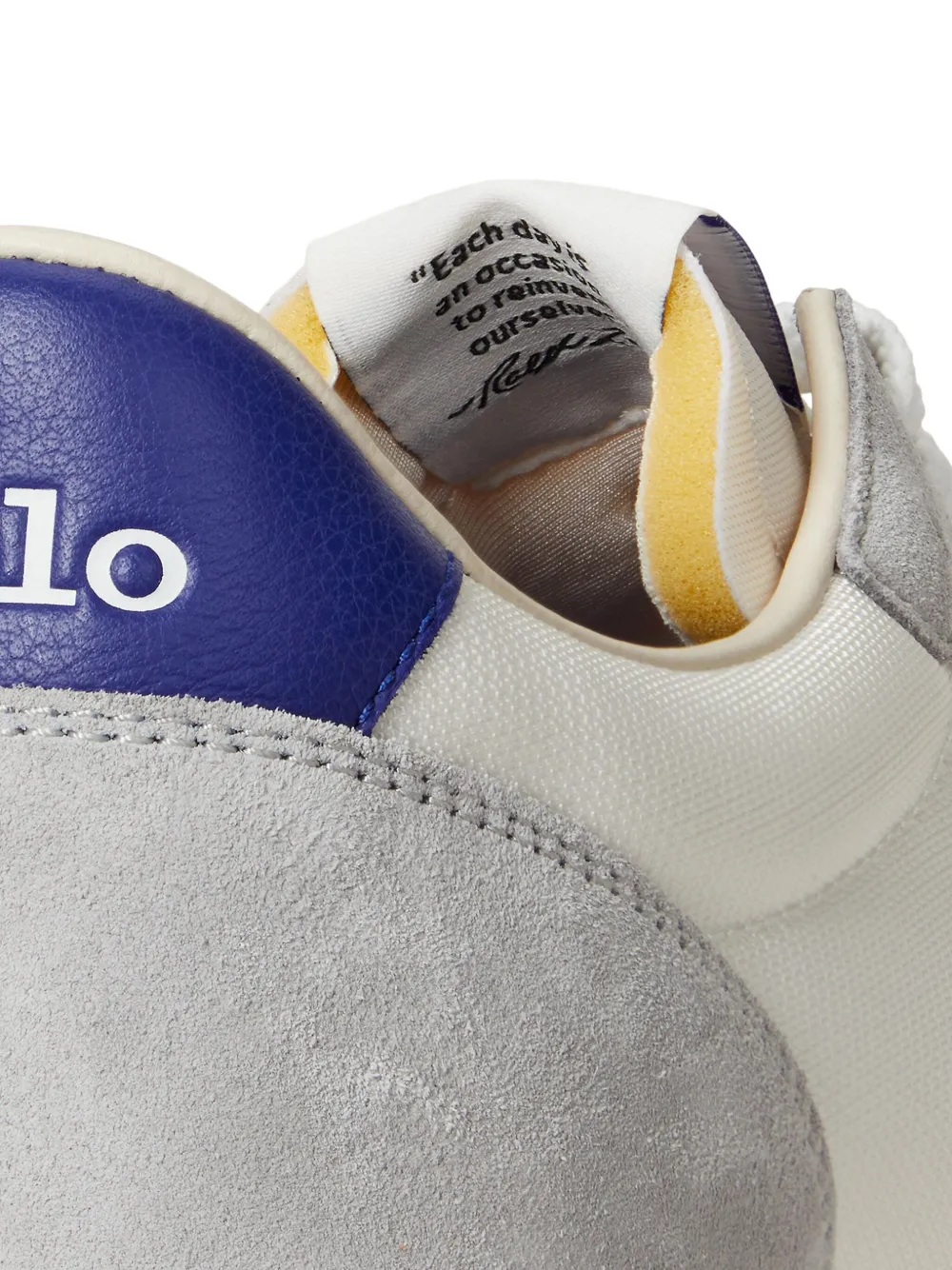 Polo Ralph Lauren PRL Trail 125 suede mesh sneakers Grey