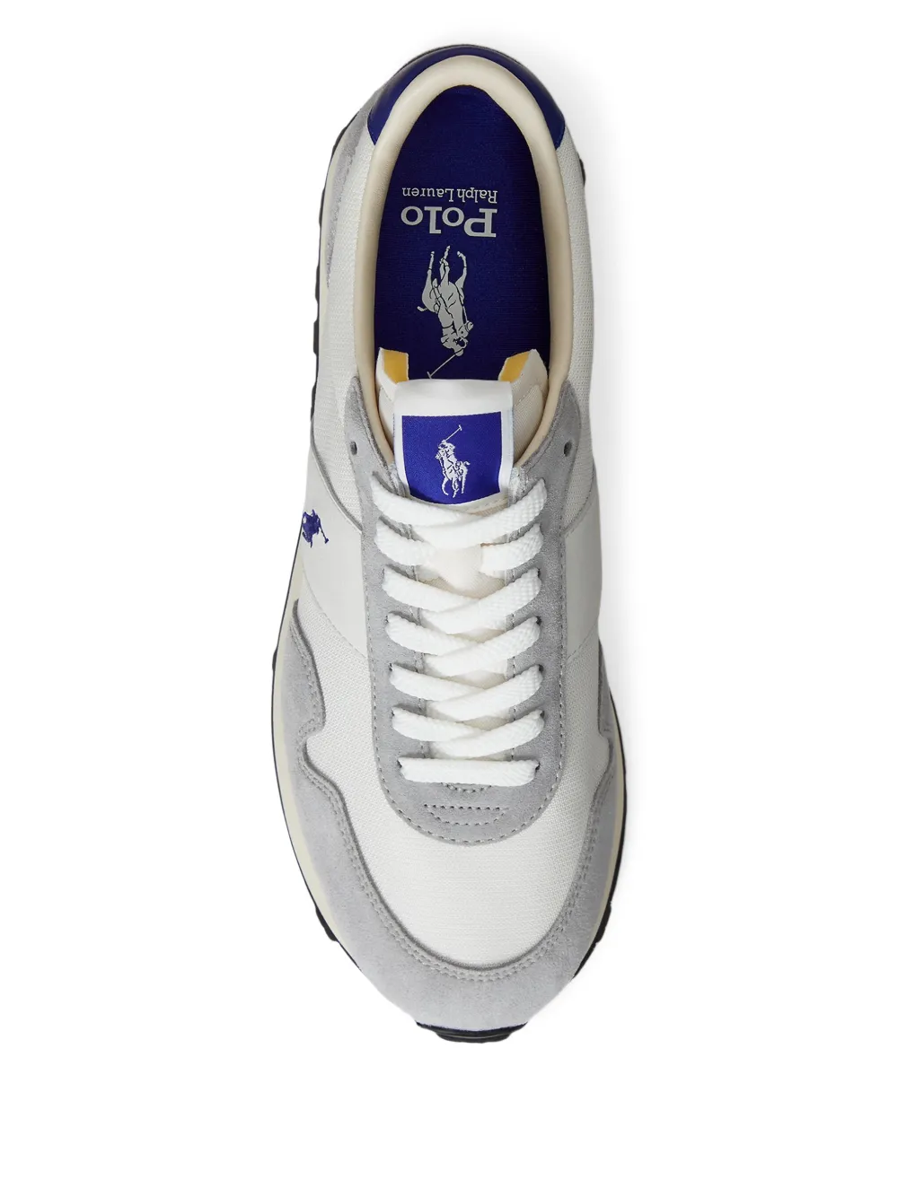Polo Ralph Lauren PRL Trail 125 suede mesh sneakers Grey