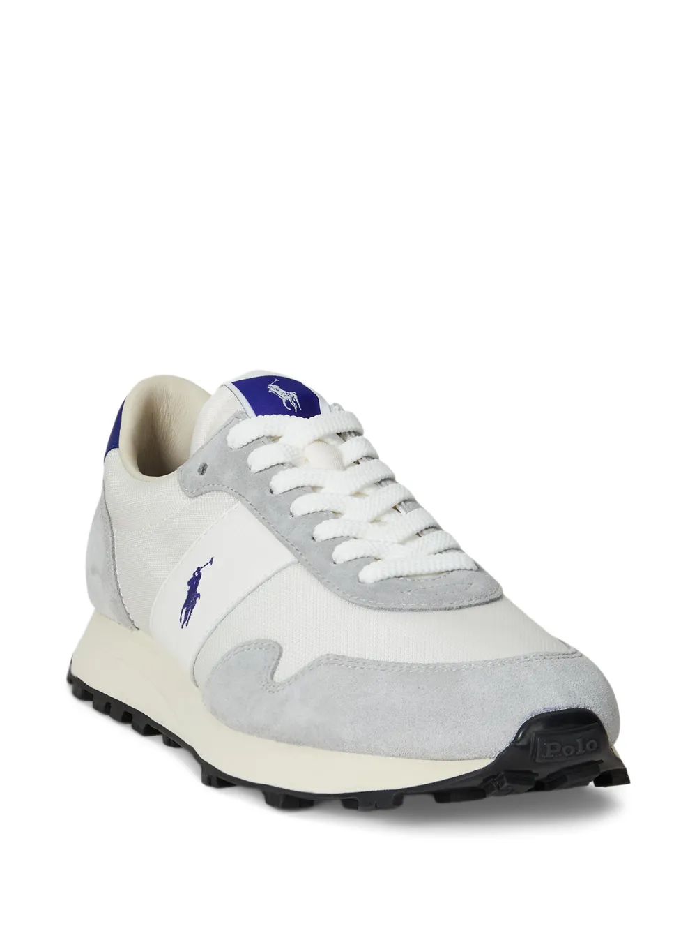 Polo Ralph Lauren PRL Trail 125 suede mesh sneakers Grey