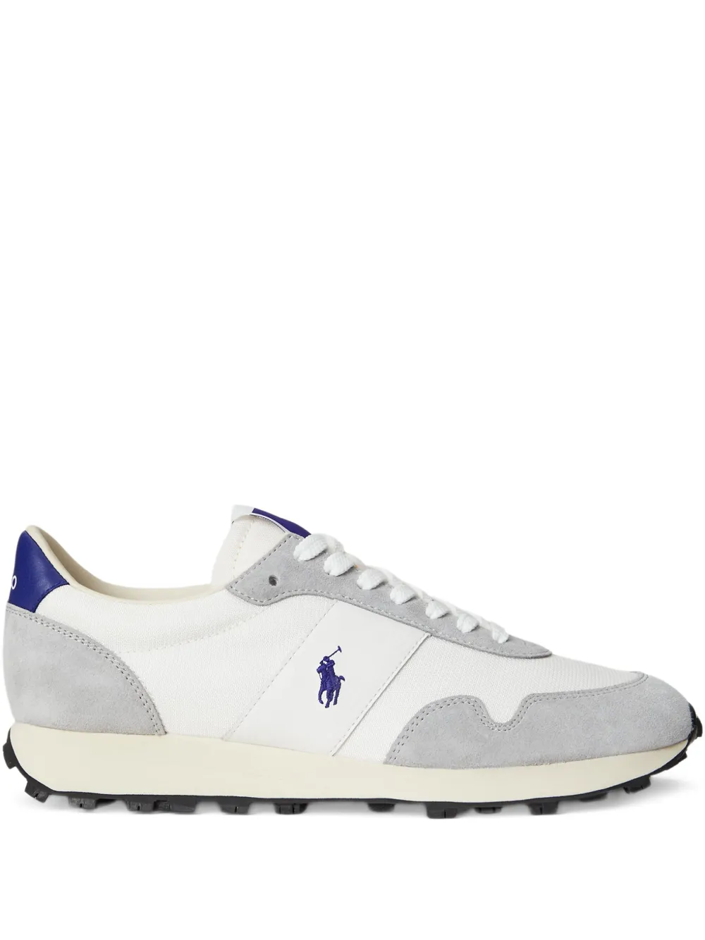 Polo Ralph Lauren Master Court suède low-top sneakers Grijs