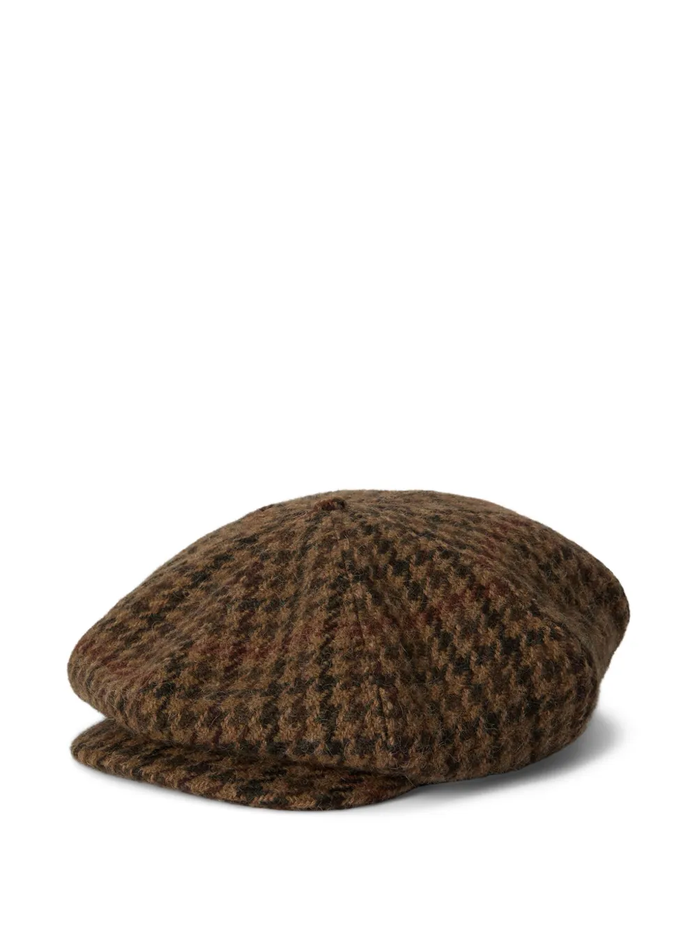 Polo Ralph Lauren houndstooth newsboy cap | Brown | Image 1