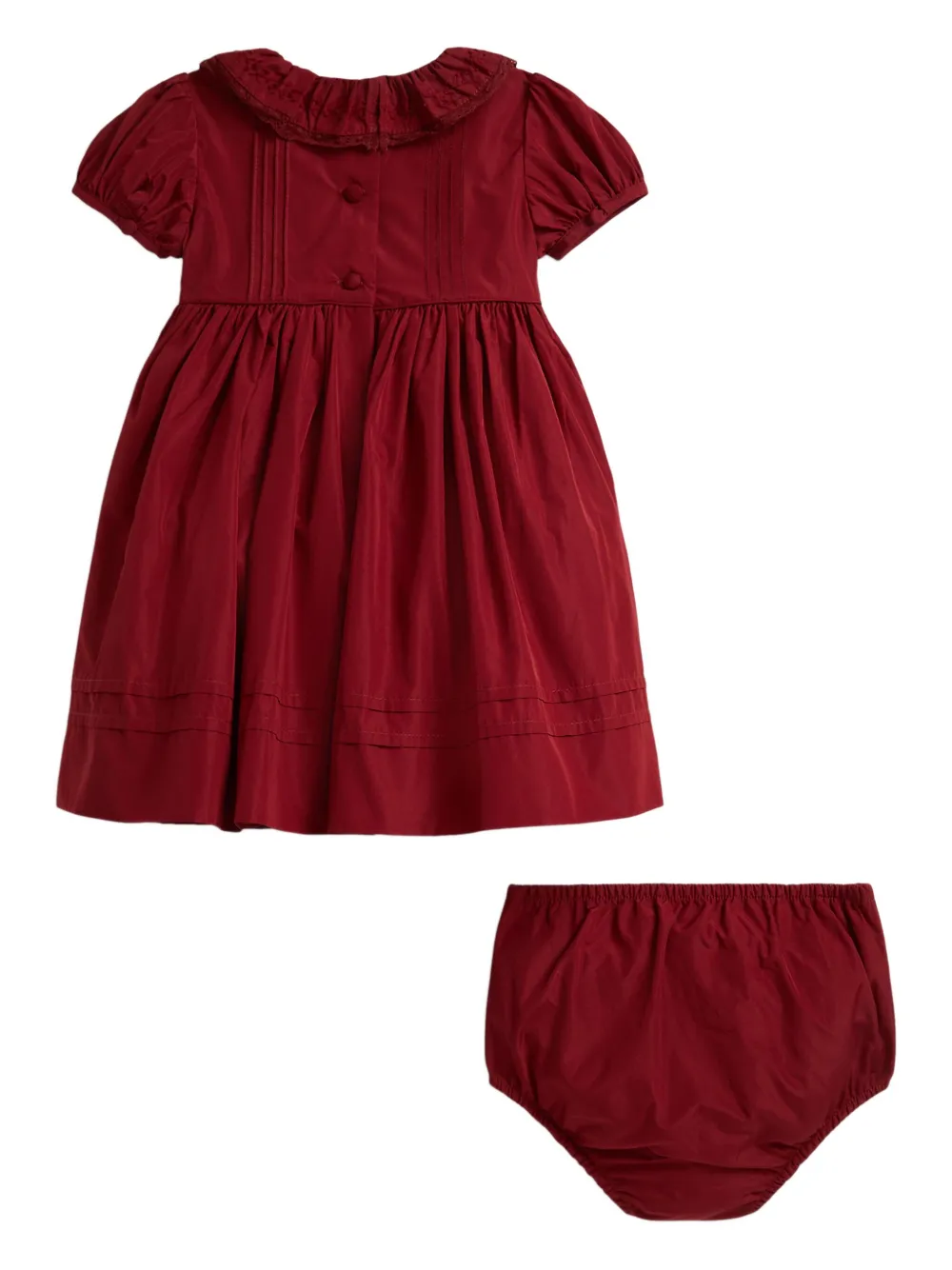 POLO RALPH LAUREN KIDS Jurkset met kraag en korte mouwen - Rood