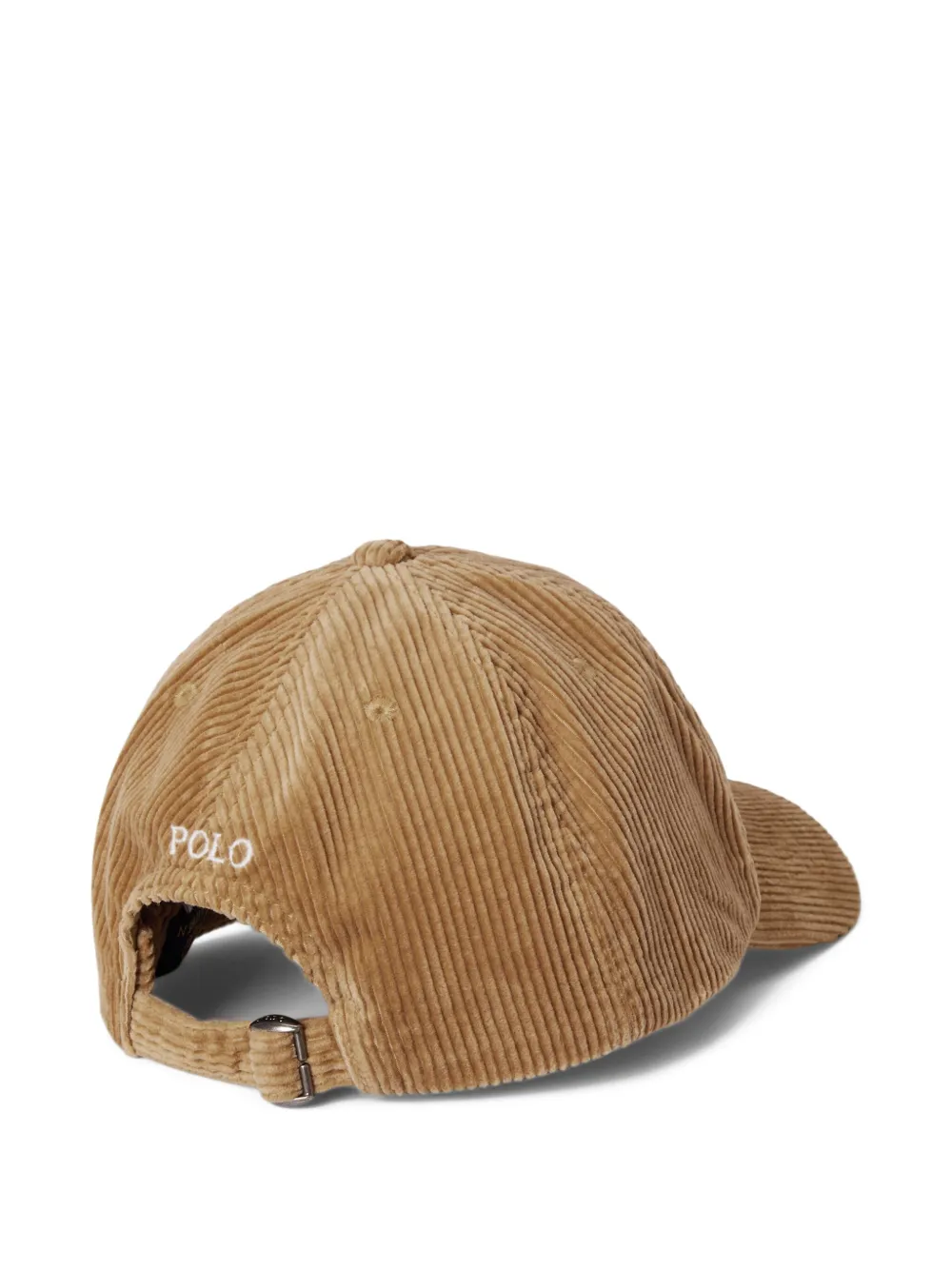 POLO RALPH LAUREN KIDS Ribfluwelen honkbalpet - Beige