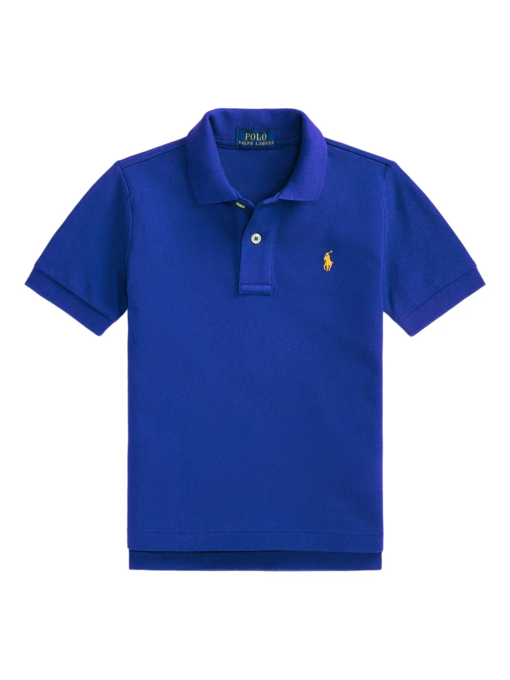 POLO RALPH LAUREN KIDS short-sleeve polo shirt Blauw