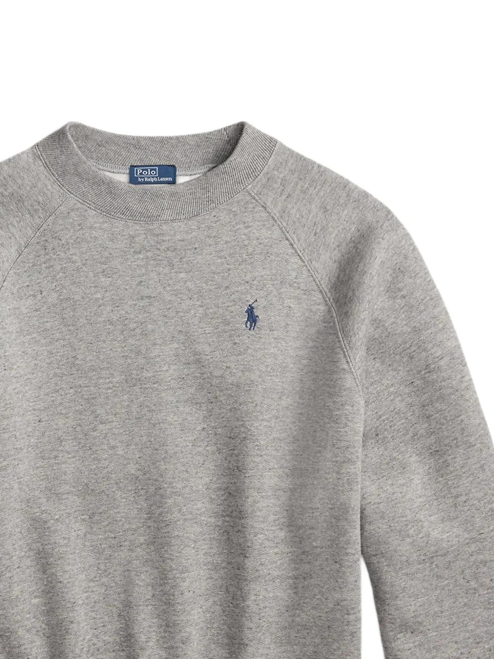 Polo Ralph Lauren raglan-sleeve crew-neck sweatshirt | Grey | Image 1
