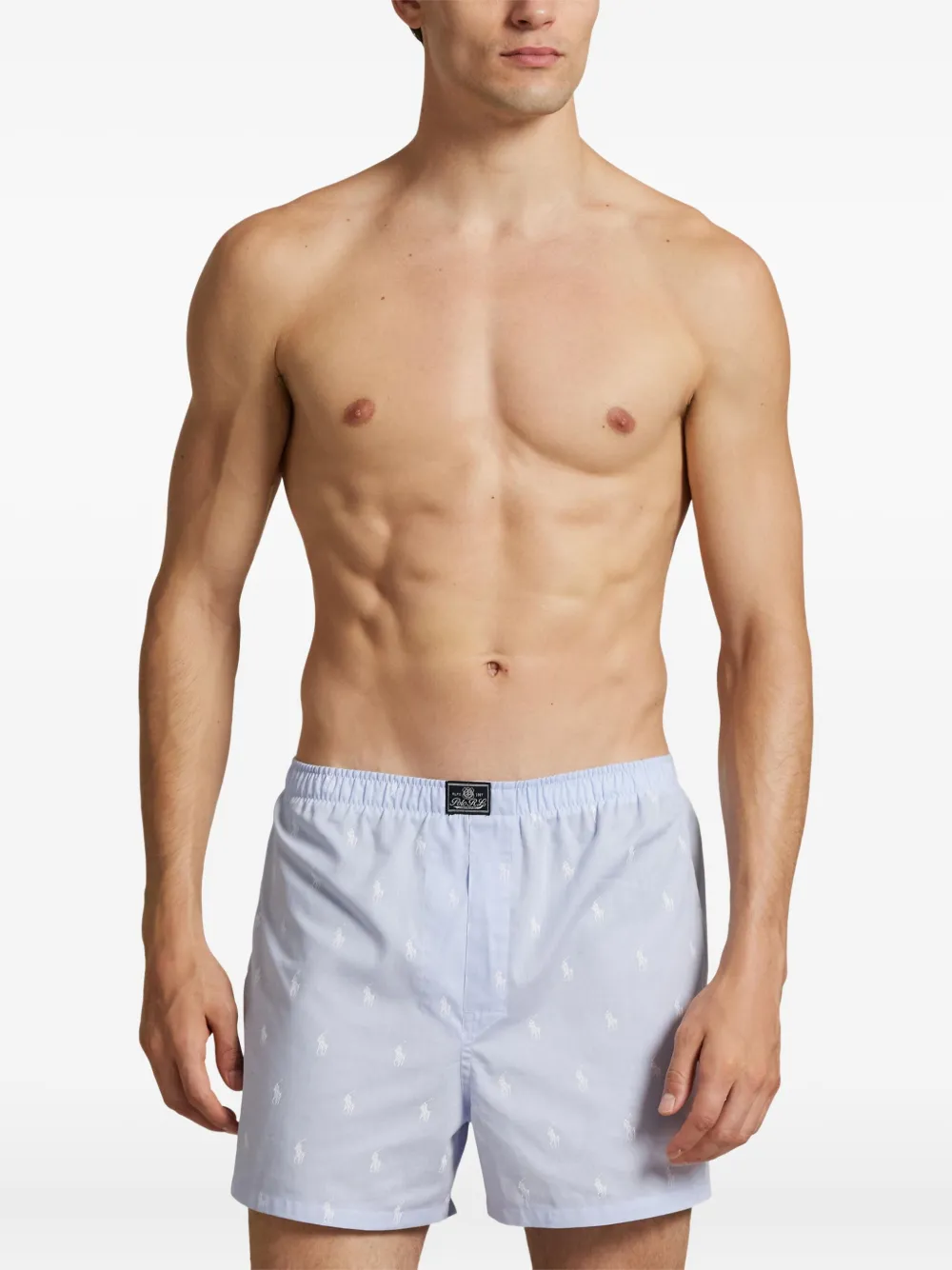 Polo Ralph Lauren Twee katoenen boxershorts Blauw