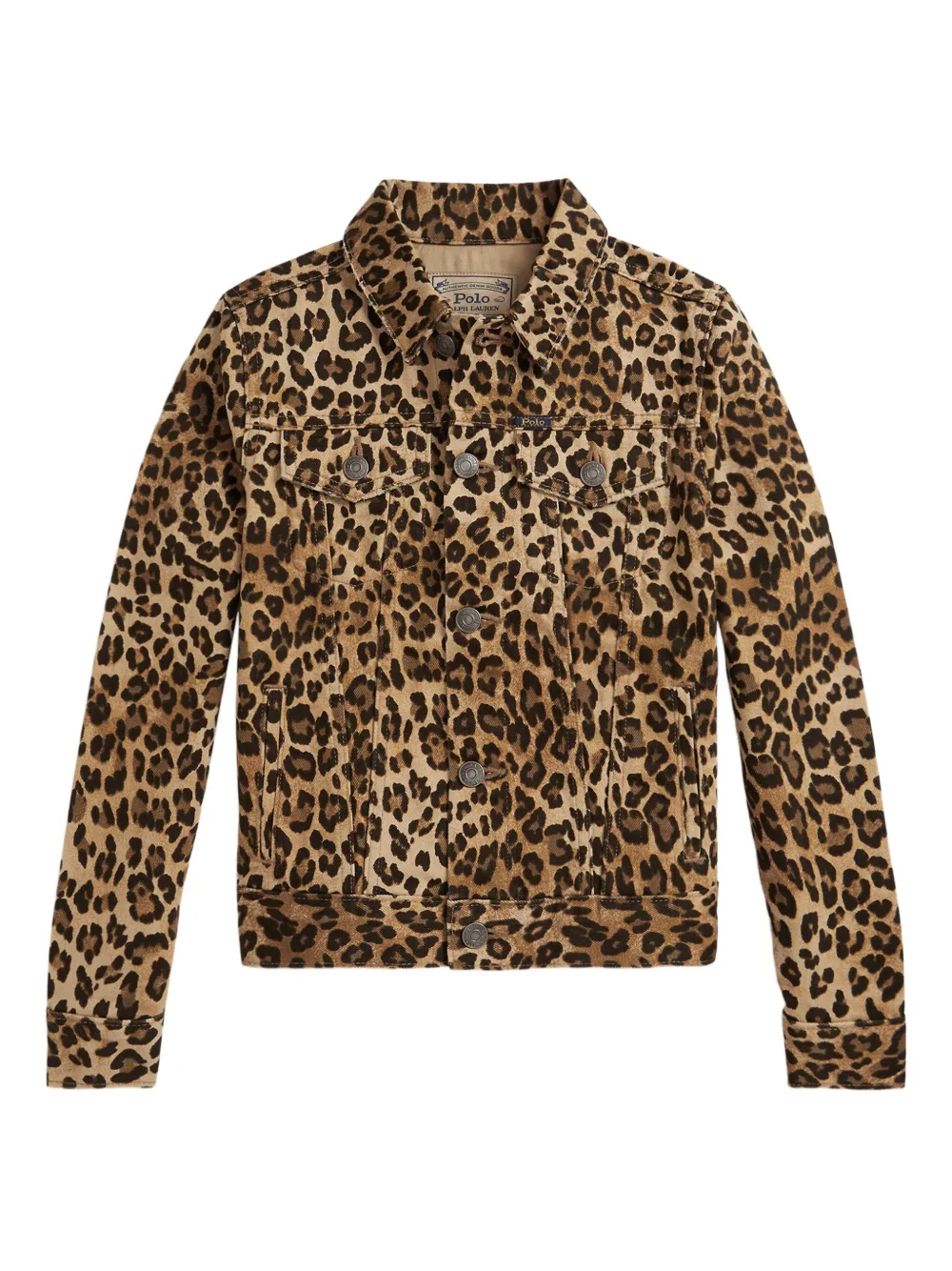 POLO RALPH LAUREN KIDS Jack met luipaardprint Bruin
