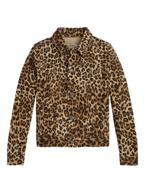 POLO RALPH LAUREN KIDS leopard-print jacket
