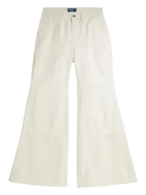 JACQUEMUS ホワイト リネンパンツ 32 Jacquemus Pre-Owned リネン パンツ | ホワイト | FARFETCH JP