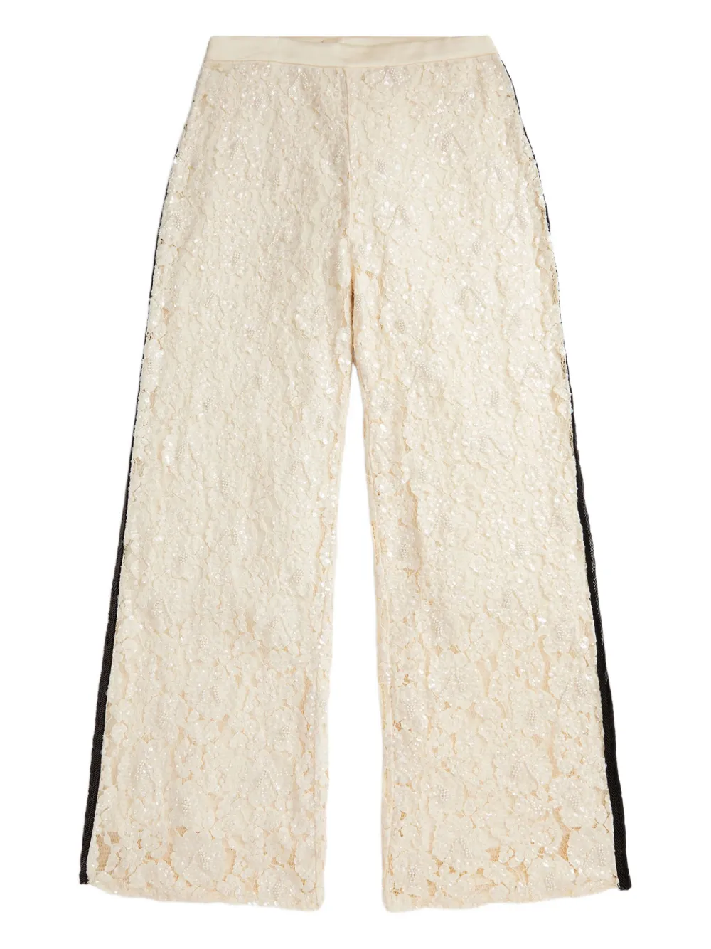Polo Ralph Lauren lace-sequin trousers | Neutrals | Image 1