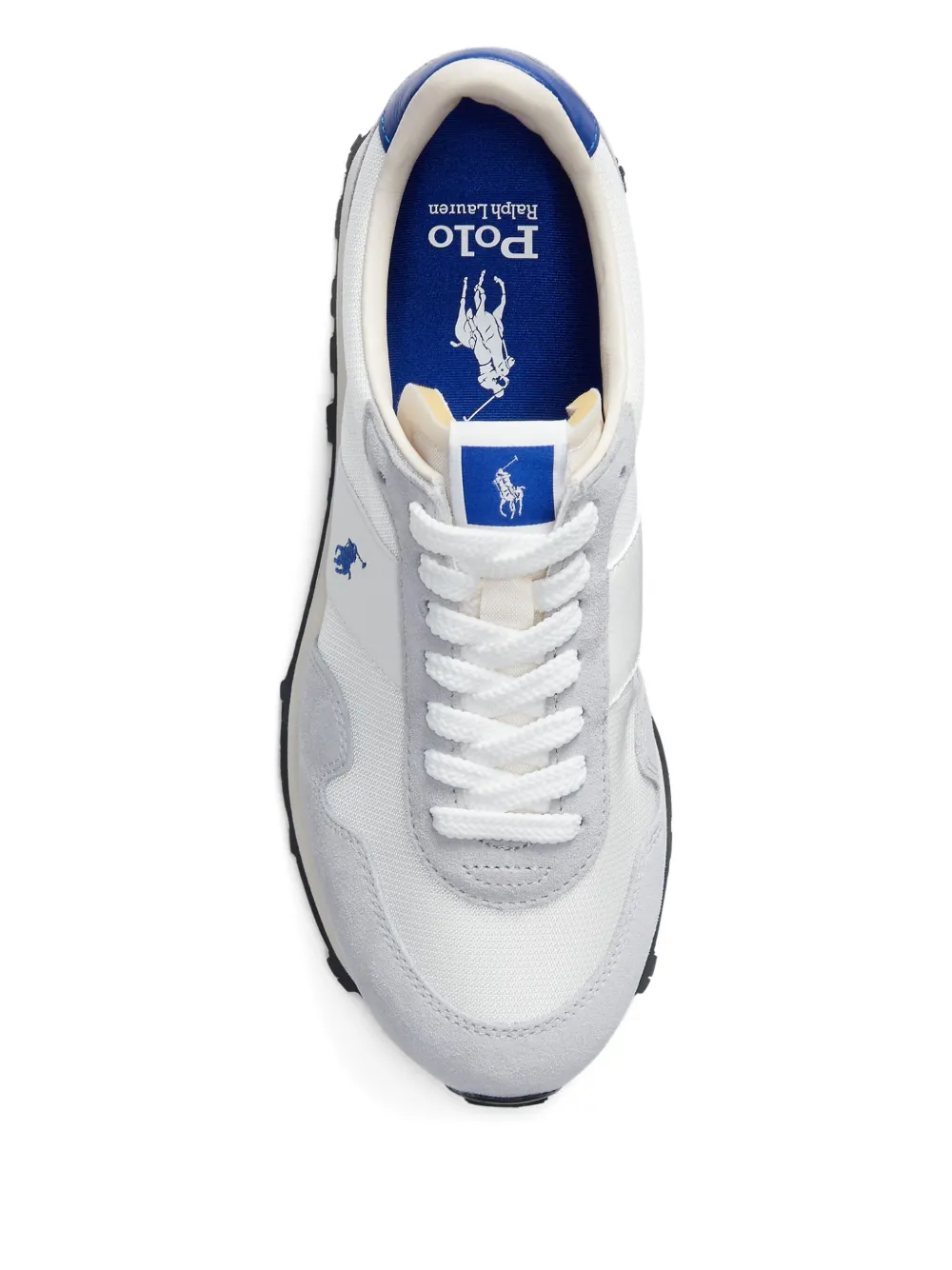 Polo Ralph Lauren embroidered-logo sneakers Grey