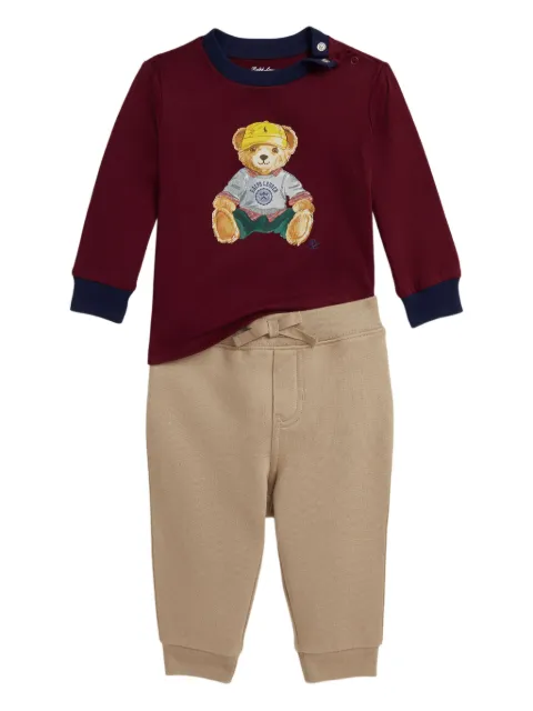 POLO RALPH LAUREN KIDS bear-motif tracksuit