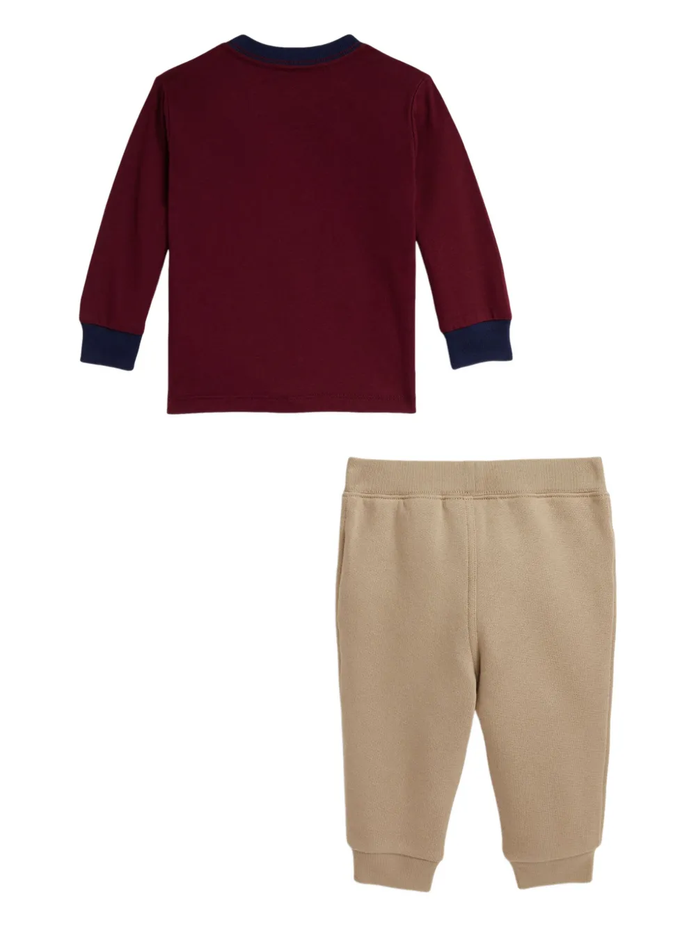 POLO RALPH LAUREN KIDS Trainingspak met beerprint Rood